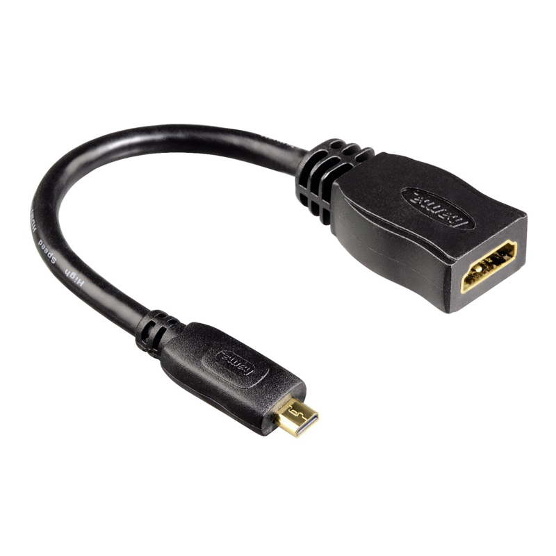 Cablu micro-priza HDMI Hama, 10 cm