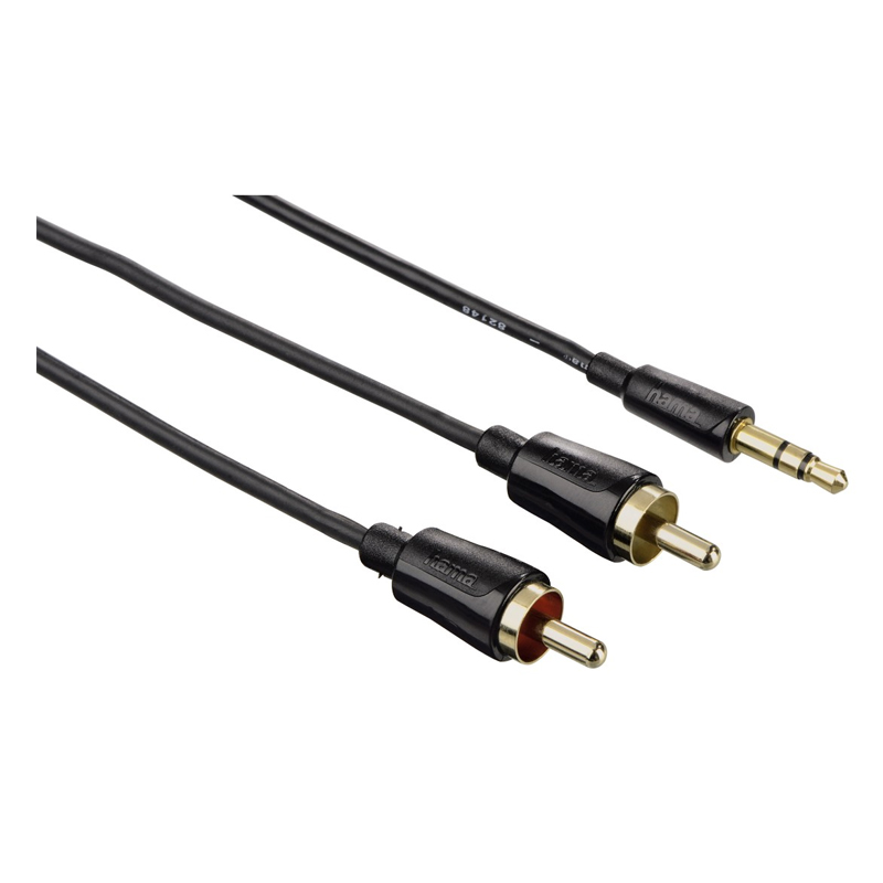 Cablu audio Flexi-Slim Hama, 2RCA, 1.5 m
