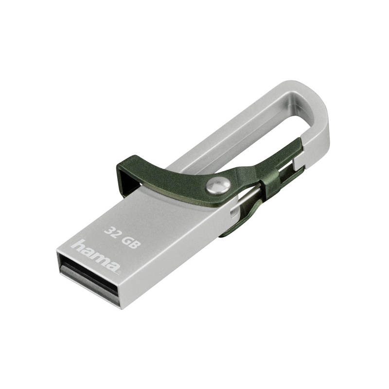Stick Hook-Style Hama, 32 GB, USB 2.0, Verde Hama