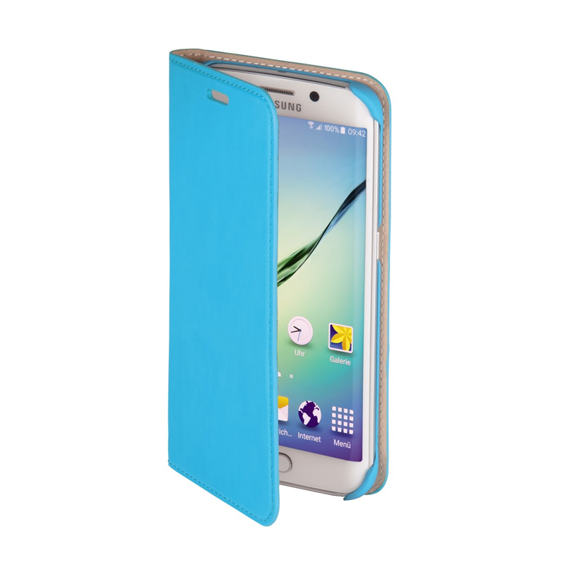 Husa Booklet slim Samsung Galaxy S6 Edge Hama, Albastru