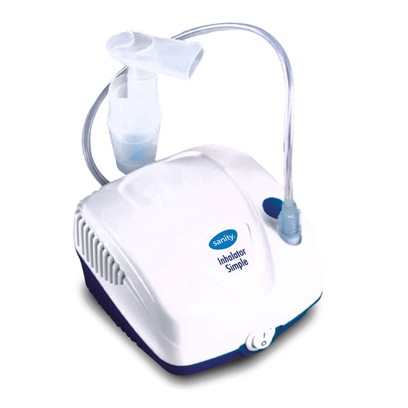 Aparat aerosoli cu compresor Sanity Inhaler Simple, geanta inclusa Sanity