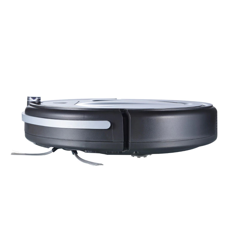 Aspirator robot Zilan, 18 W, 300 ml, 300 x 70 x 300 mm, autonomie 60 minute, telecomanda inclusa, filtru Hepa, Negru
