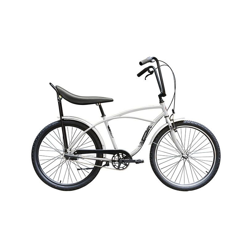 Bicicleta Strada 1 Pegas, 3 viteze, cadru aluminiu, roti 26 inch, maxim 100 kg, Alb
