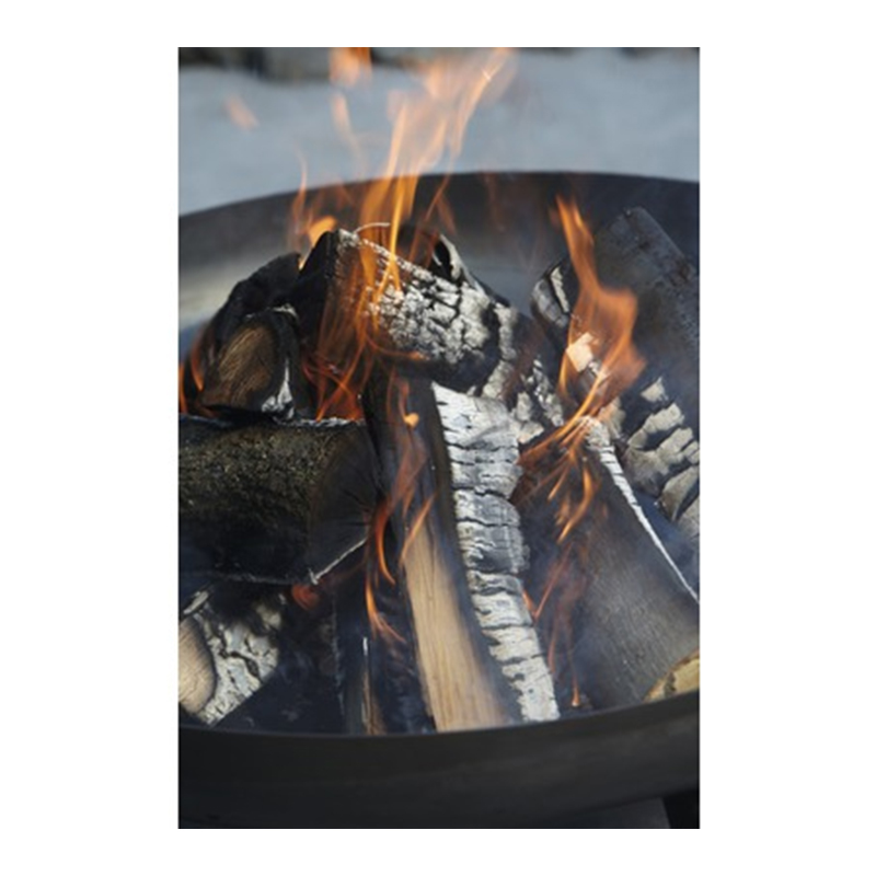 Bol pentru foc Buschbeck, 60 x 30 cm, fier, Gri