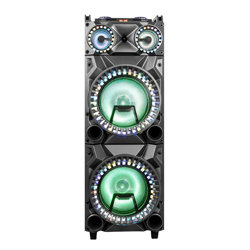 Boxa portabila karaoke Zephyr 2G12, 2 x 12 inch, bluetooth, USB, mufa chitara, 2 microfoane