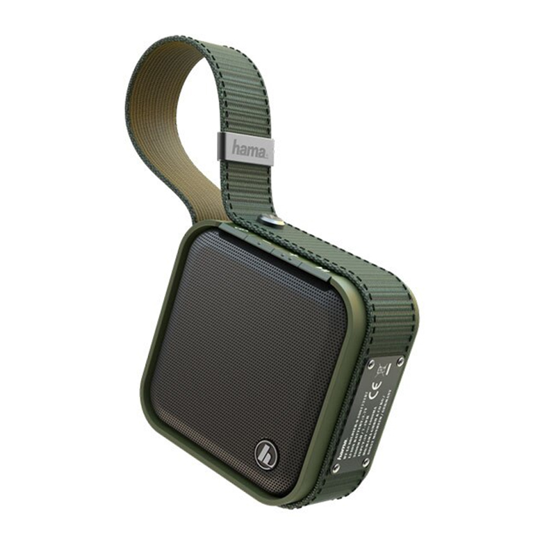 Boxa Soldier S Hama, 5 W, autonomie 14 h, 4000 mAh, raza actiune 10 m, Bluetooth, indicator LED, Verde Hama