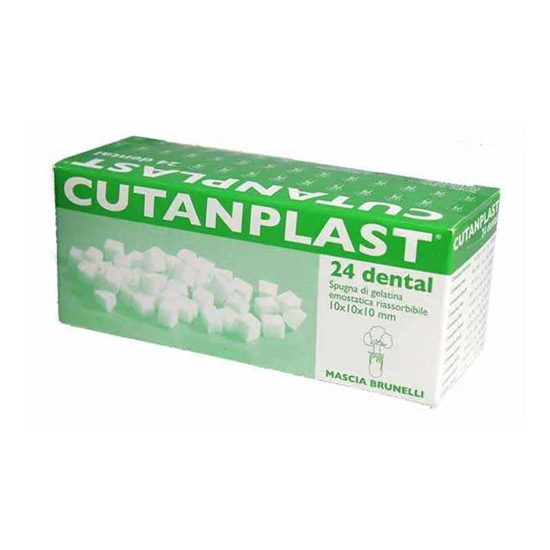 Burete hemostatic steril pentru rani dentare Cutanplast Dental, 10 x 10 x mm, 24 bucati Cutanplast