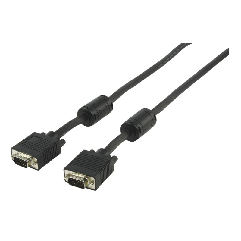 Cablu monitor VGA Valueline, 15 pini, dublu ecranat, 20 m shopu.ro