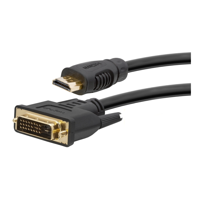 Cablu DVI-D/HDMI Carguard, 30 AWG, 5 m, Negru Carguard