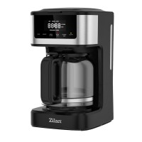 Cafetiera digitala Zilan, functie de preparare la o ora uterioara, auto curatare Cafetiera digitala Zilan, functie de preparare la o ora uterioara, auto curatare