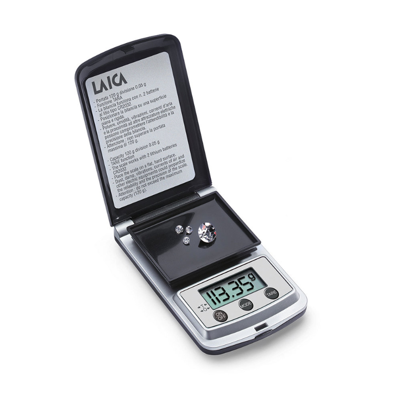 Cantar de precizie Laica BX9310, 120 g, diviziune 0.05 g, functie Tara Laica