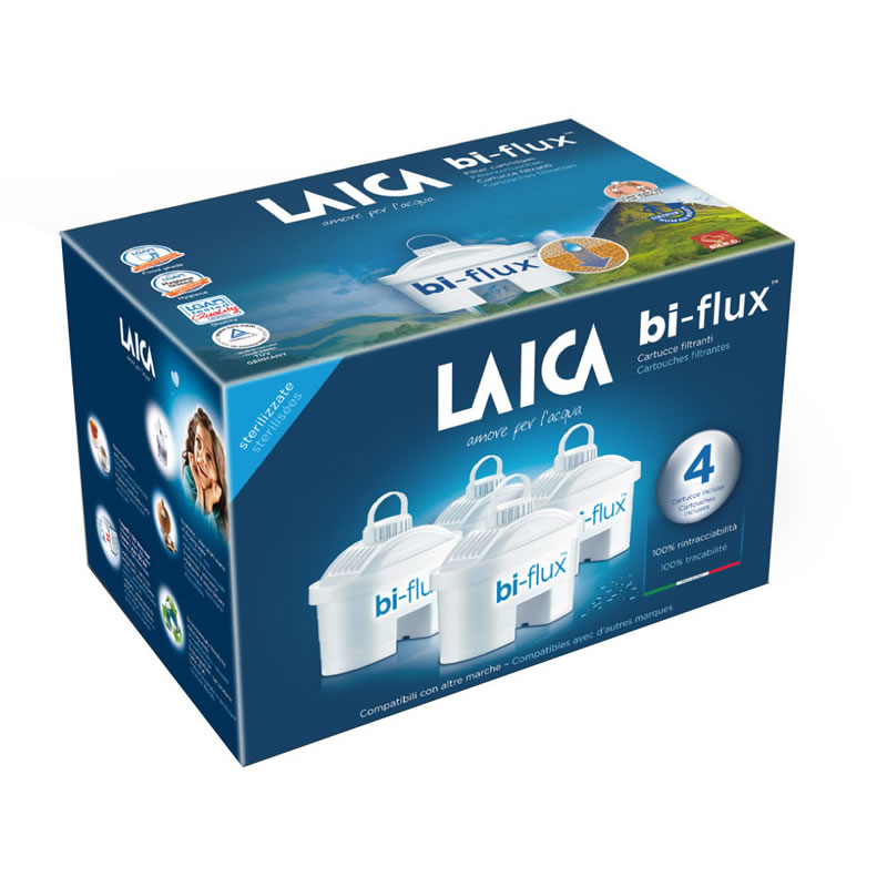 Set cartuse filtrante Laica Bi-Flux 4 bucati 2021 shopu.ro