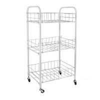 Carucior pentru depozitare, 34 x 26 x 70 cm, cromat, maxim 24 kg Carucior pentru depozitare, 34 x 26 x 70 cm, cromat, maxim 24 kg