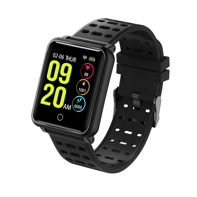 Ceas Smartwatch Sport Xblitz Touch, Bluetooth 4.2, 180 mAh, ecran TFT, Negru shopu.ro
