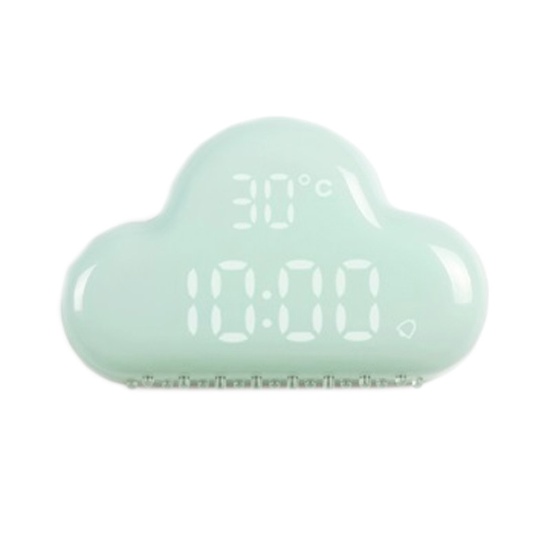 Ceas desteptator Allocacoc Cloud, 1 A, corp plastic, Verde