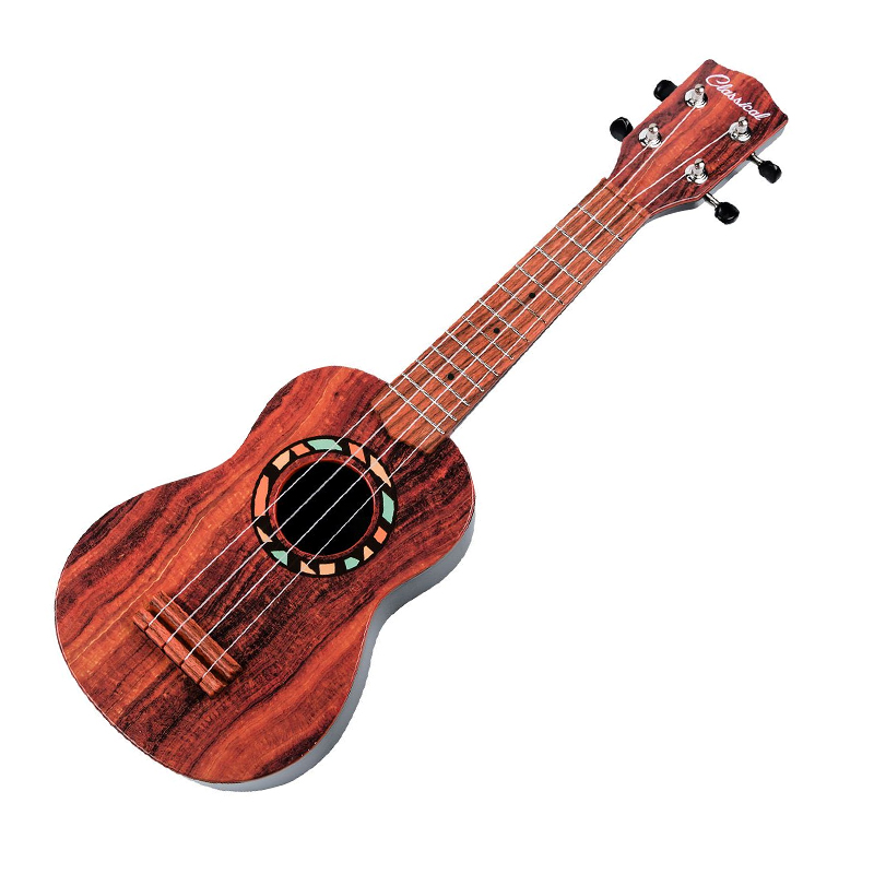 Chitara lemn pentru copii Bird Song, 53 cm, Maro