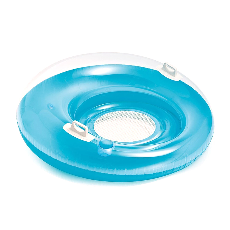 Colac gonflabil Intex, 119 cm, vinil, tip fotoliu, 8 ani+, Albastru General