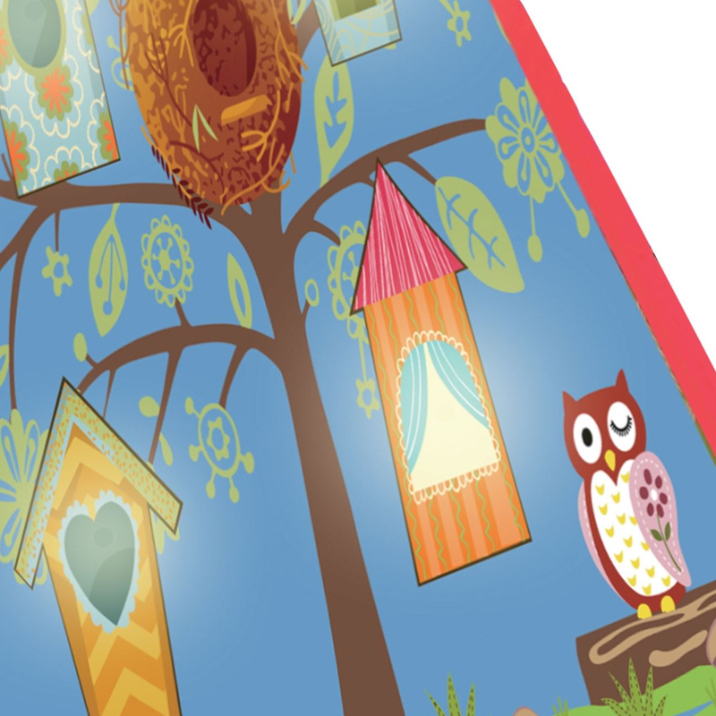 Cort luminat pentru copii Indian Owl, 10 x LED, 120 x 120 x 160 cm, Multicolor