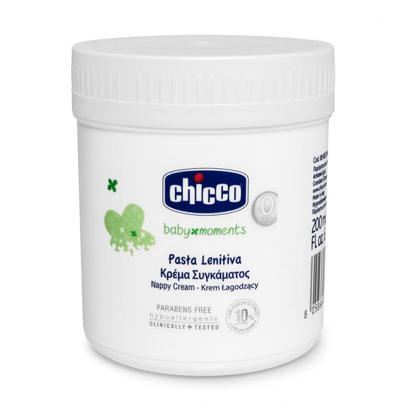 Crema anti iritatii Chicco, 200 ml, panthenol/oxid de zinc, 0 luni+ 2021 shopu.ro