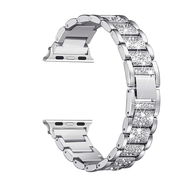 Curea pentru Apple Watch Loomax, 42/44 mm, metal, Silver Loomax