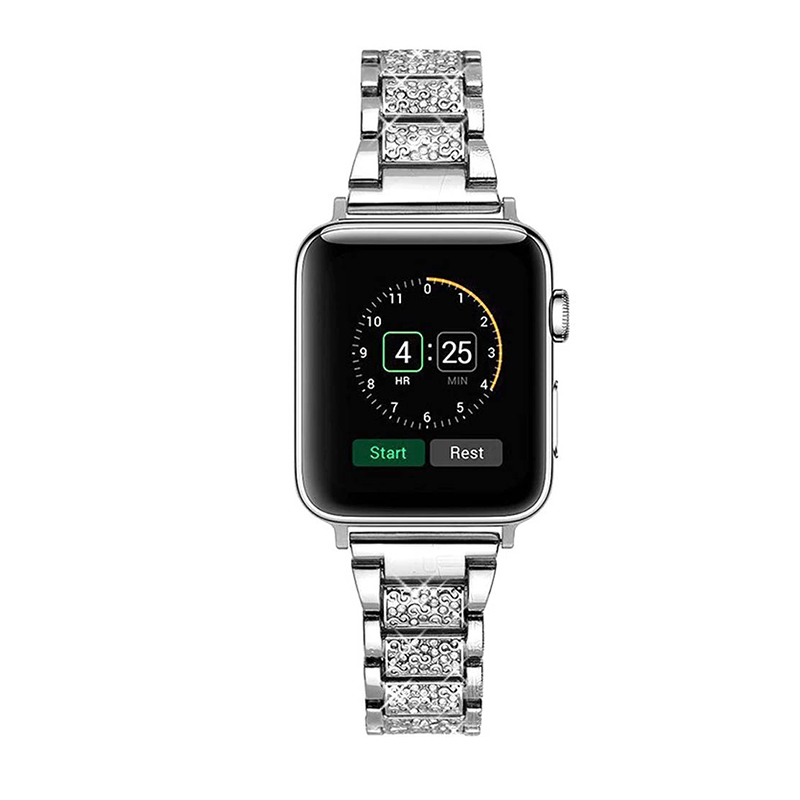 Curea pentru Apple Watch Loomax, 42/44 mm, metal, Argintiu Loomax