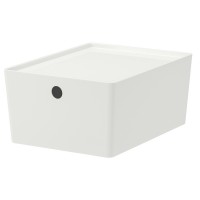 Cutie cu capac, 26 x 35 x 15 cm, Alb Cutie cu capac, 26 x 35 x 15 cm, Alb