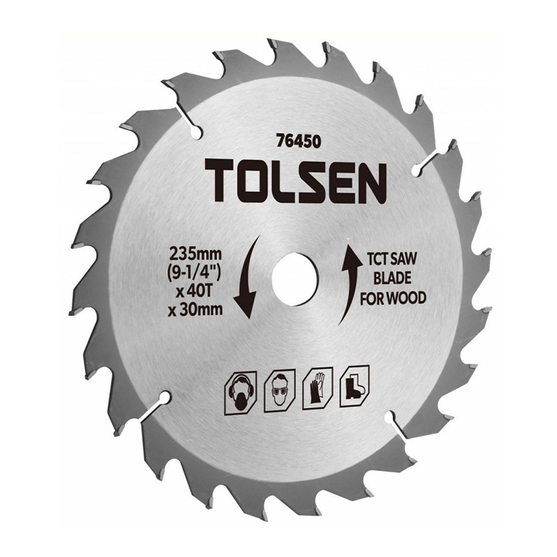 Disc circular pentru lemn Tolsen, 305 x 30 mm, 80 T, vidia 305