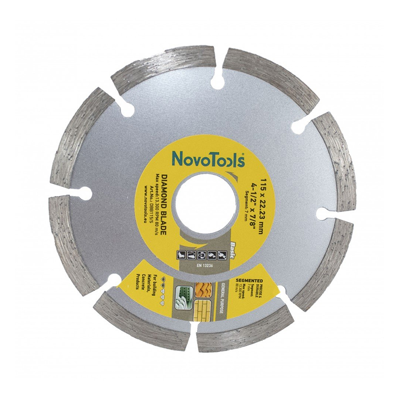 Disc diamantat Basic NovoTools, 230 x 7 x 22.23 mm, segmentat NovoTools imagine noua