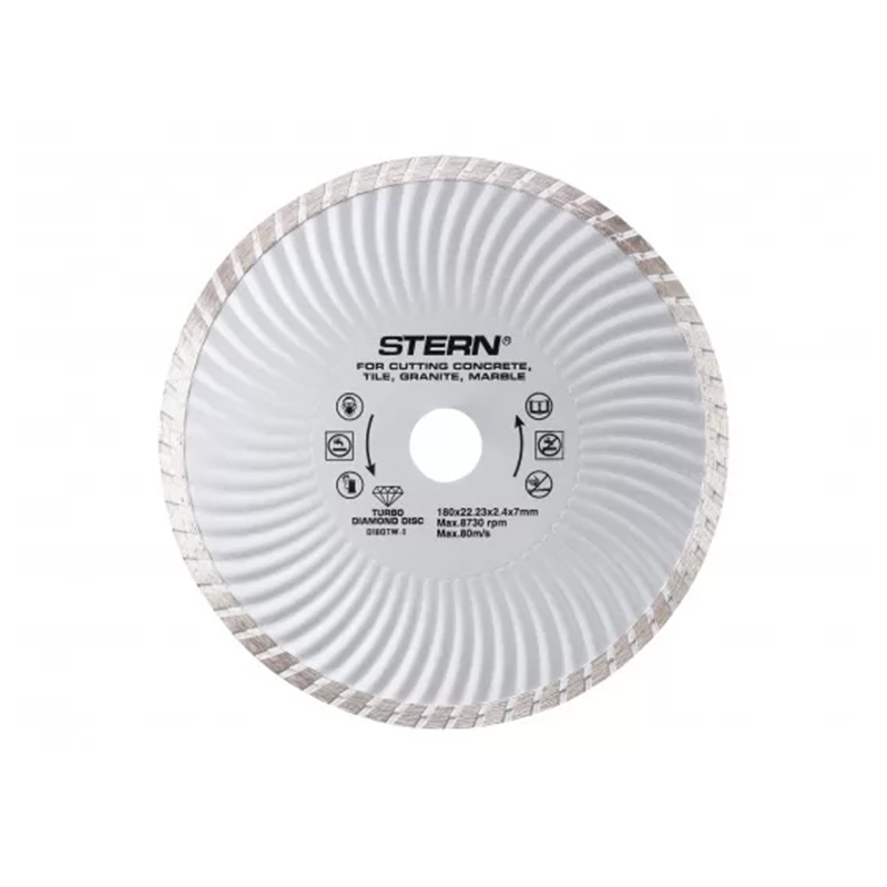 Disc diamantat turbo Stern, 180 x 2.4 x 7 mm General imagine 2022 magazindescule.ro