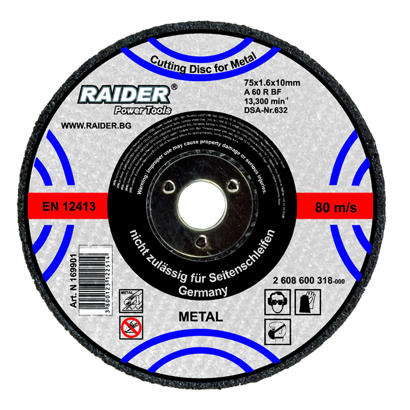Disc pentru metal Raider, 355 х 3.2 х 25.4 mm Raider imagine 2022 magazindescule.ro