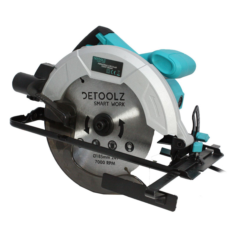 Fierastrau circular Detoolz, 1200 W, 7000 rpm, 185 mm Detoolz