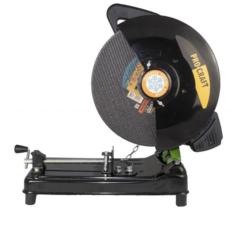 Fierastrau debitat metal Procraft, 3500 W, 3800 rpm, 103 dB, disc 355 mm, adancime taiere 119 mm, circular Procraft