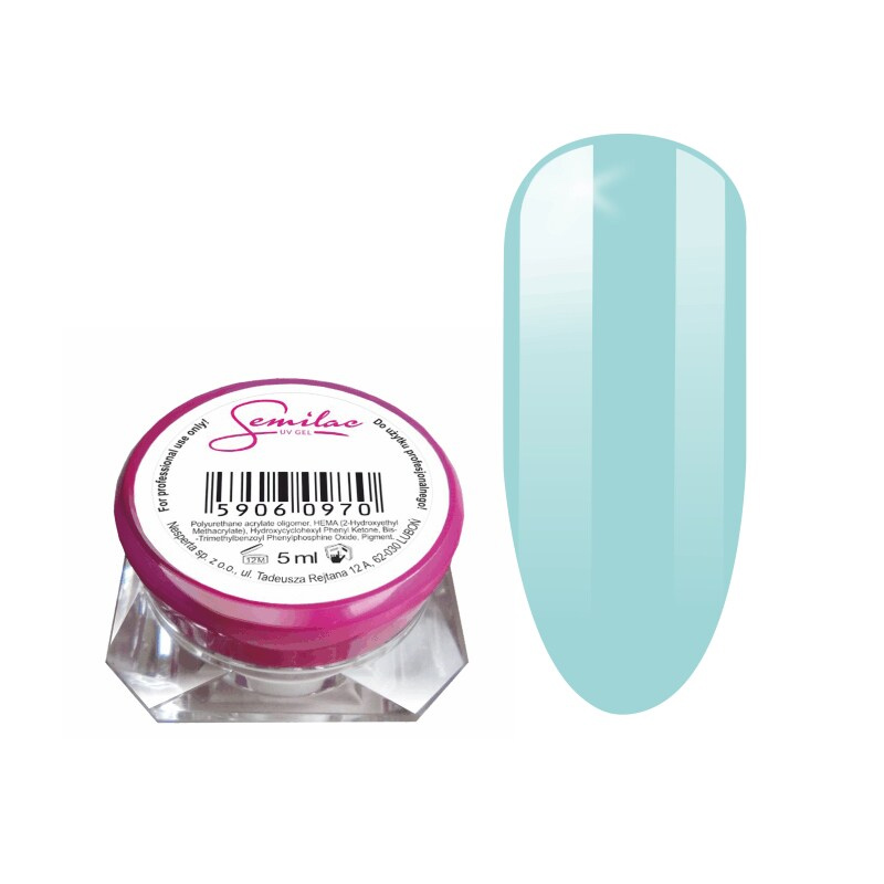 Gel UV color pentru unghii Semilac, 5 g, Lazure Dream 000 2021 shopu.ro