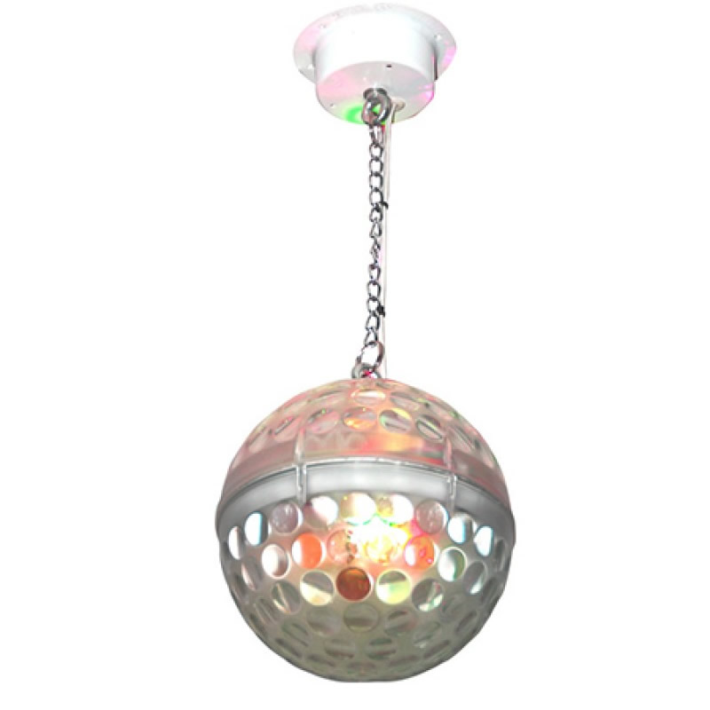Glob disco Astro, 20 cm, fatete reflectorizante, 10 led-uri RGBWA