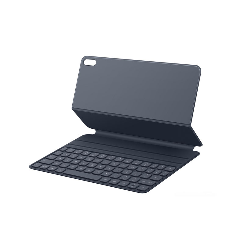 Husa cu Tastatura pentru Tableta Huawei, 11 inch, Invelis poliuretan, Protectie ecran, Smart Magnetic, Stand, Gri