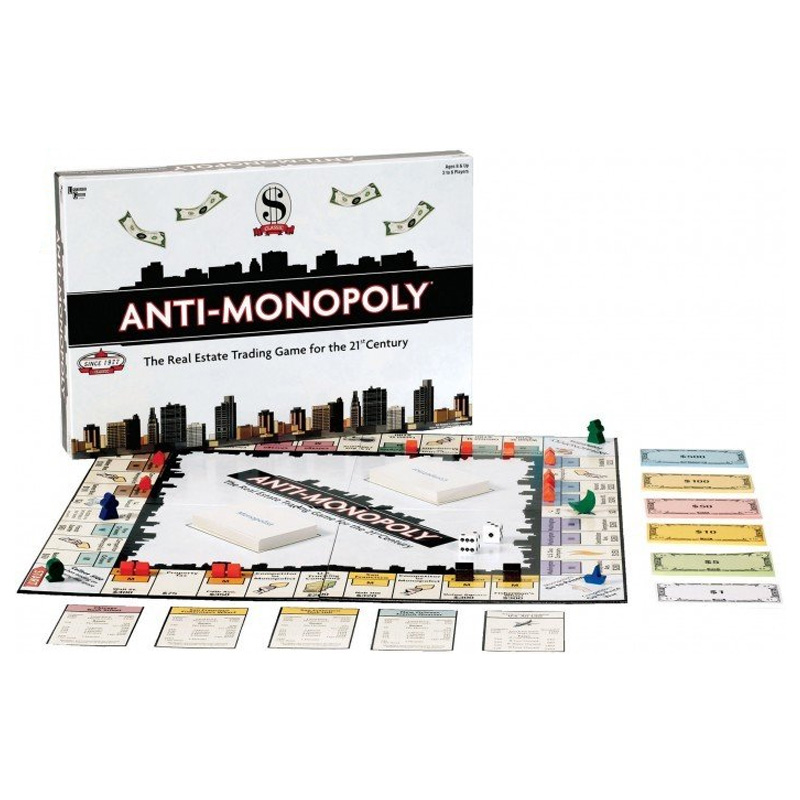 Joc de societate Anti-Monopoly, 2-6 jucatori, 8 ani+