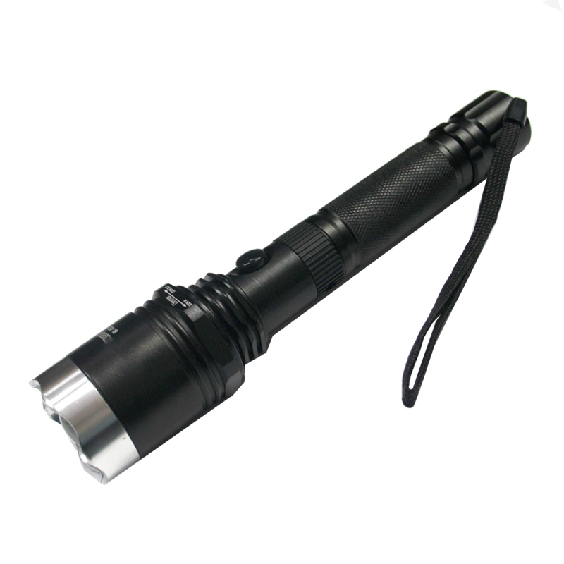 Lanterna de mana cu zoom X-Balog BL-9508, Negru shopu.ro imagine noua 2022