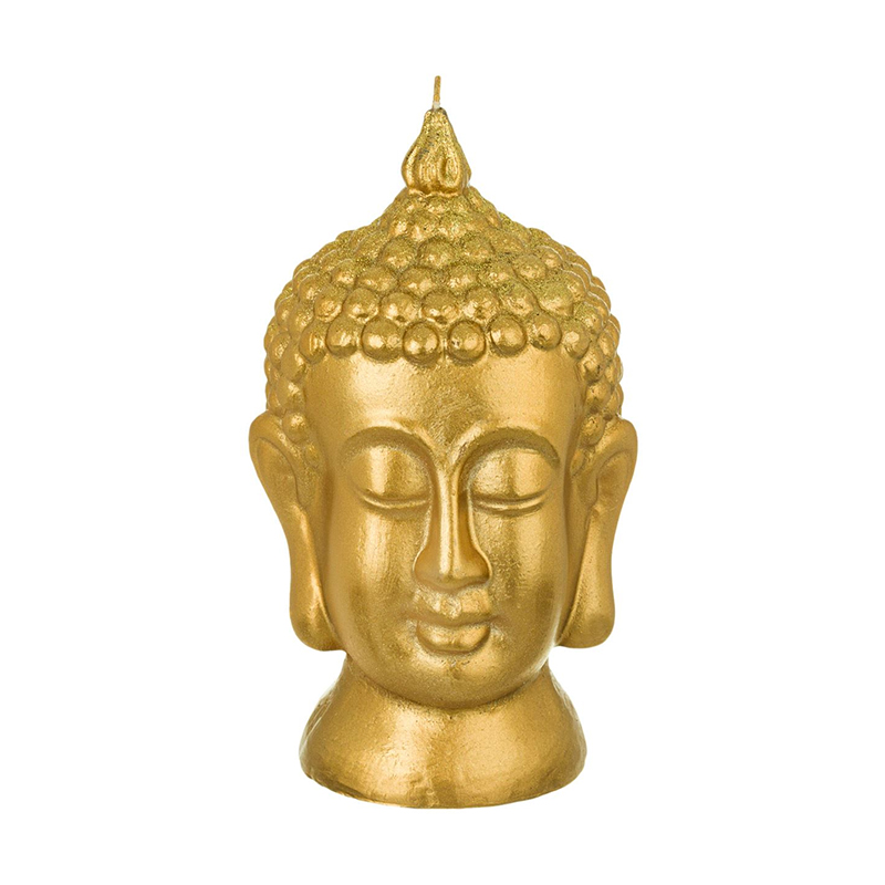 Poza Lumanare decorativa 3D Buddha, 11 x 11 x 21 cm, parafina