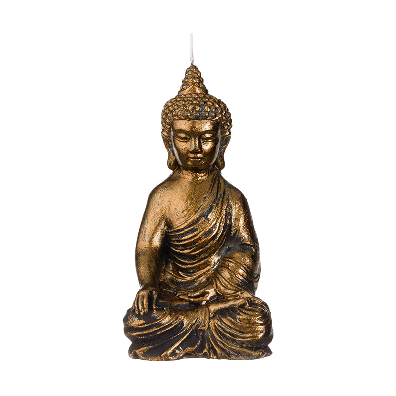 Lumanare decorativa 3D Buddha, 8 x 8 x 15 cm, parafina