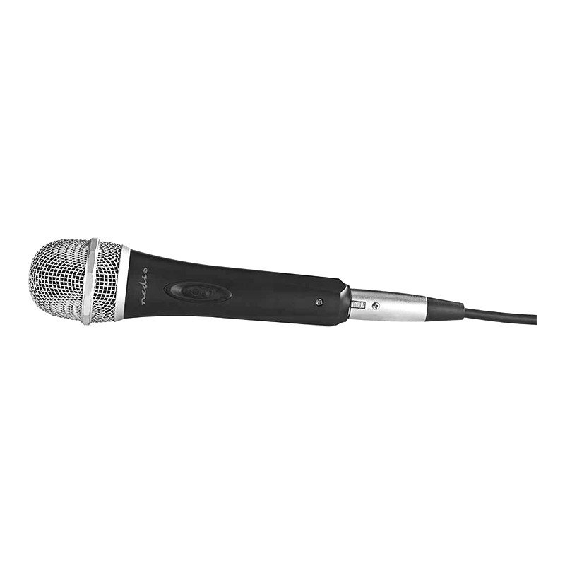 Microfon dinamic Nedis, 6.35 mm, 72 dB, cablu 5 m, metal
