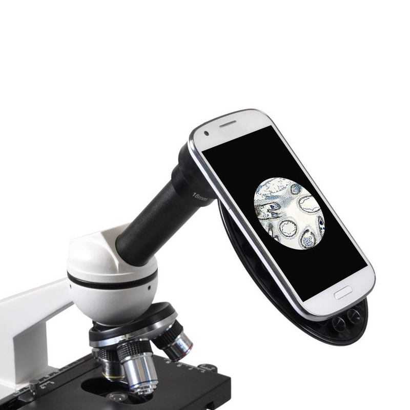 Microscop Bresser Erudit Basic, marire 40-400x, suport pentru smartphone