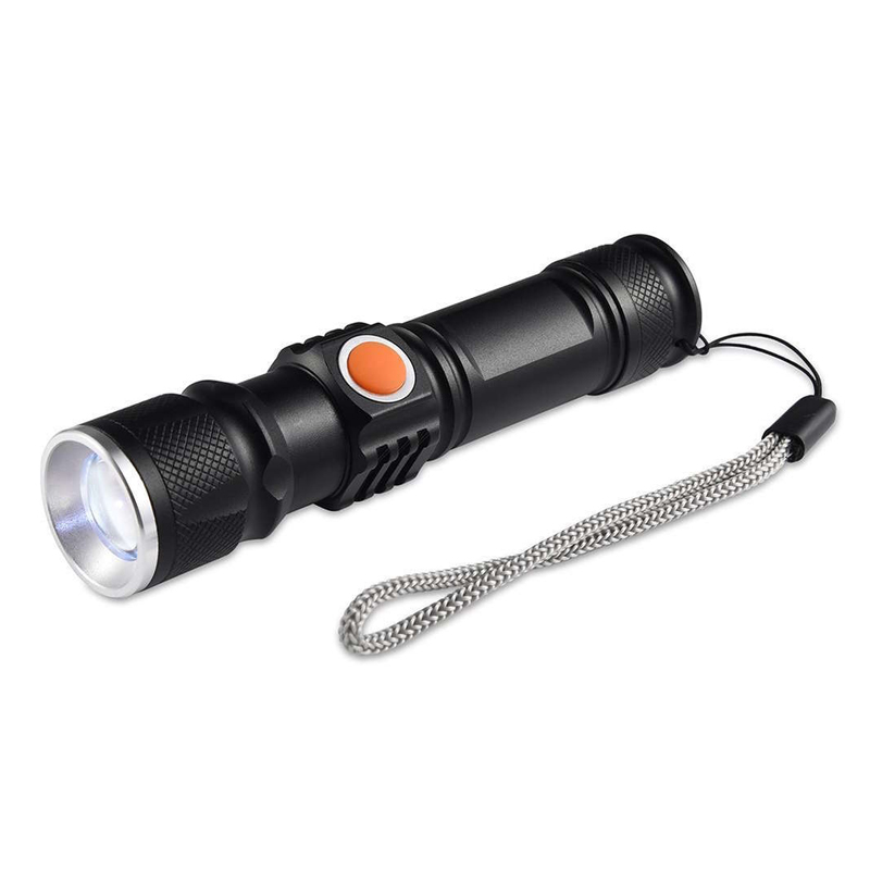 Mini lanterna zoom X-Balog BL-515, incarcare USB, 3 moduri luminare shopu.ro