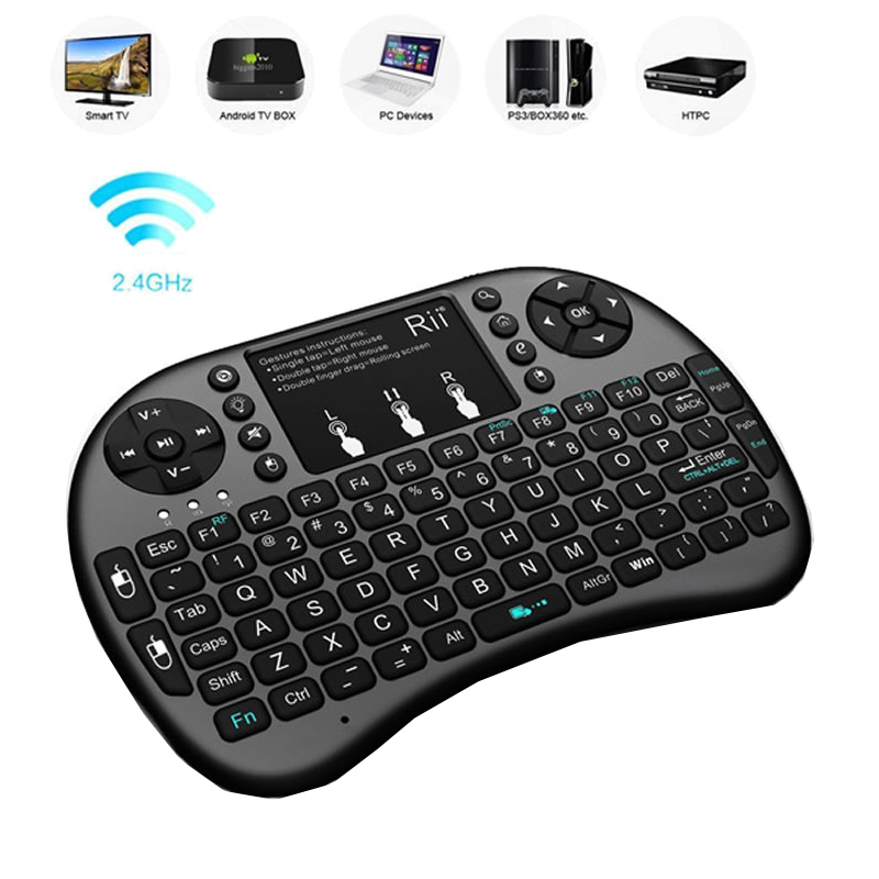 Mini tastatura wireless cu touchpad 2.4 Gh, 10 m