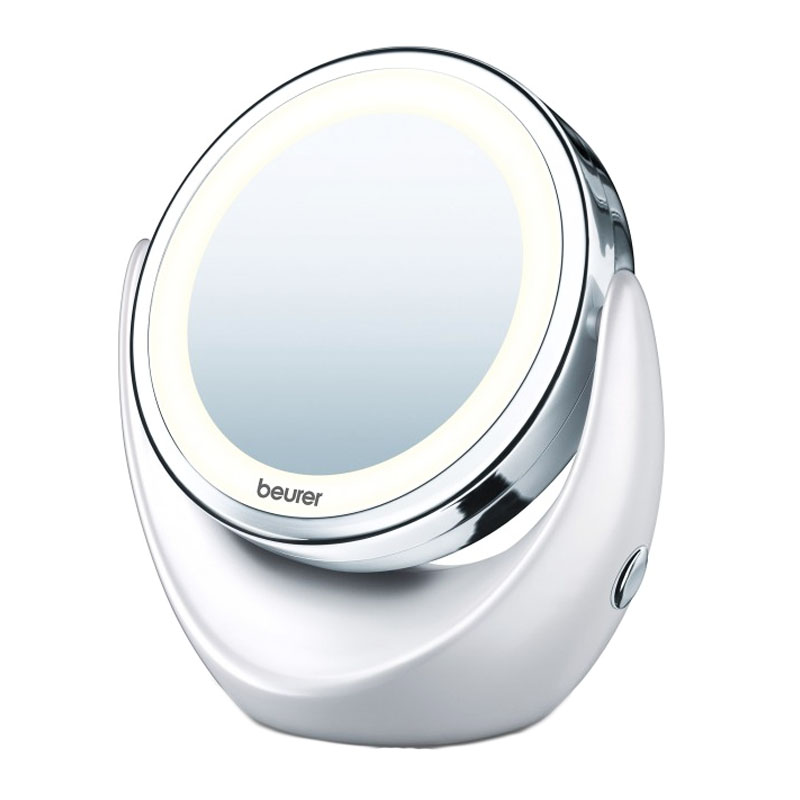 Oglinda cosmetica cu iluminare Beurer BS49, LED, 11 cm, marire 5x