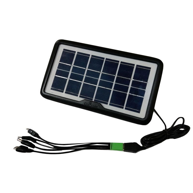 Panou solar portabil pentru incarcare dispozitive CL-638, USB, 6 V, 3.8 W, 5 iesiri CCLamp imagine noua 2022