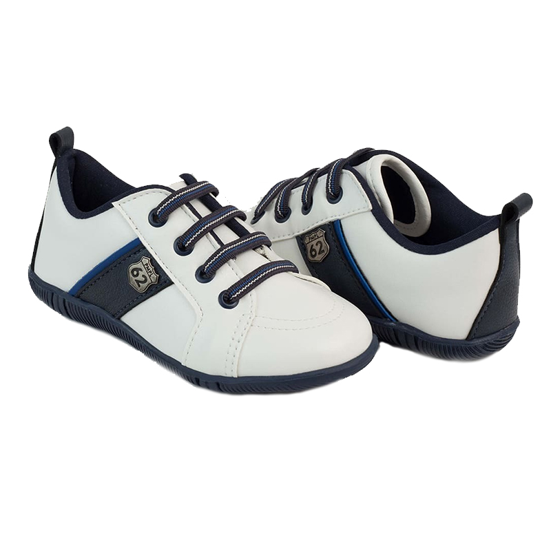 Pantofi Pimpolho, marimea 24, 14.7 cm, 19-24 luni, Alb/Albastru