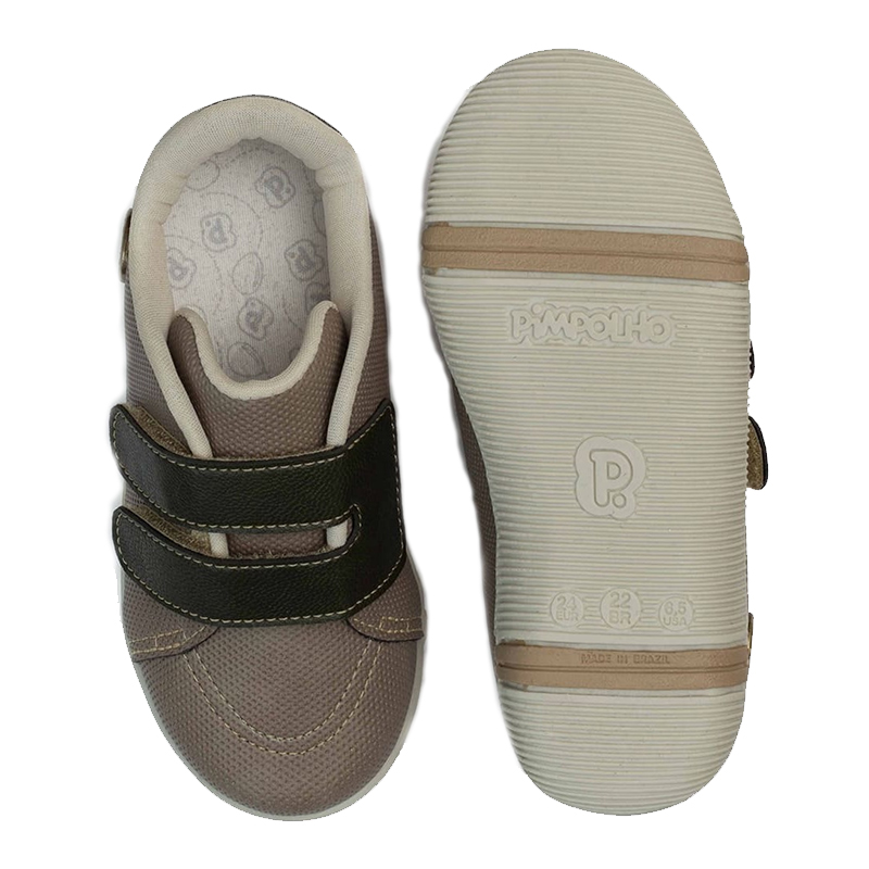 Pantofi Pimpolho, marimea 28, 17.3 cm, 4 ani, Maro/Bej