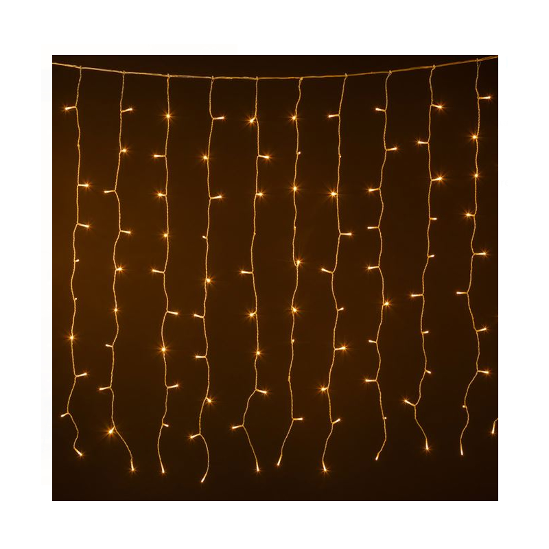 Perdea de petrecere cu 200 de becuri LED, cu functie ritm muzical si telecomanda