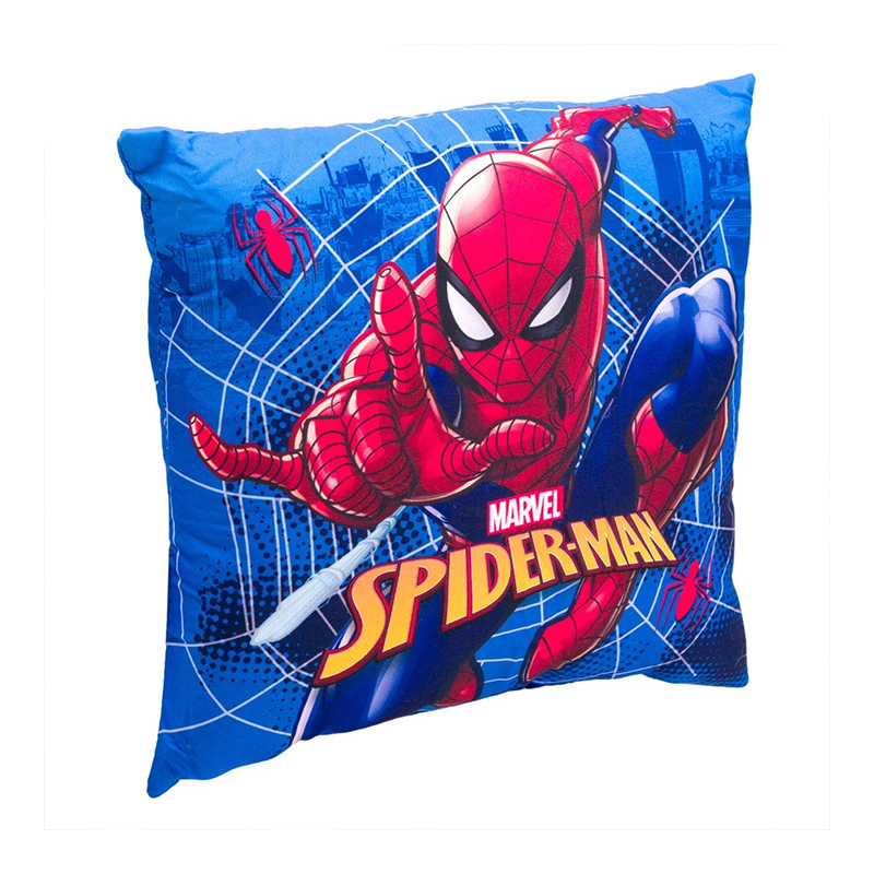 Perna decorativa Spiderman, 30 x 30 x 6 cm, poliester General