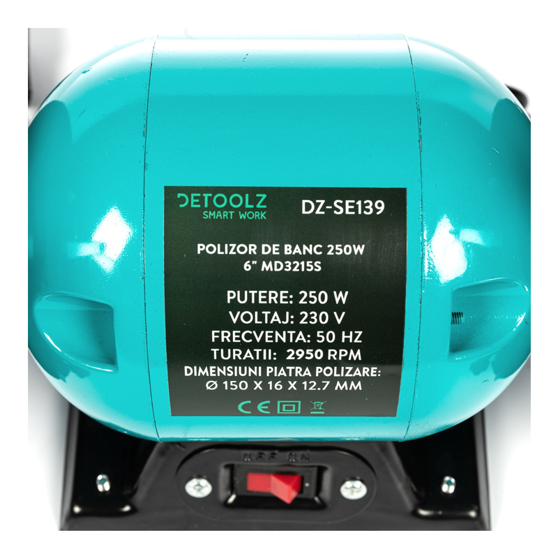 Plumber Clap Go for a walk Polizor de banc Detoolz, 250 W, 6 inch, 2950 RPM, disc 150 mm, motor  electric DZ-SE139 Ieftin, Vezi Pret | shopU